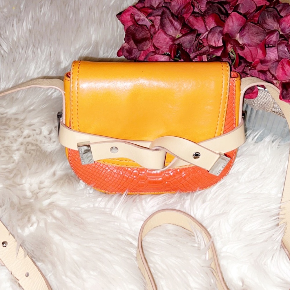 TED BAKER Orange Flap Crossbody Bag
